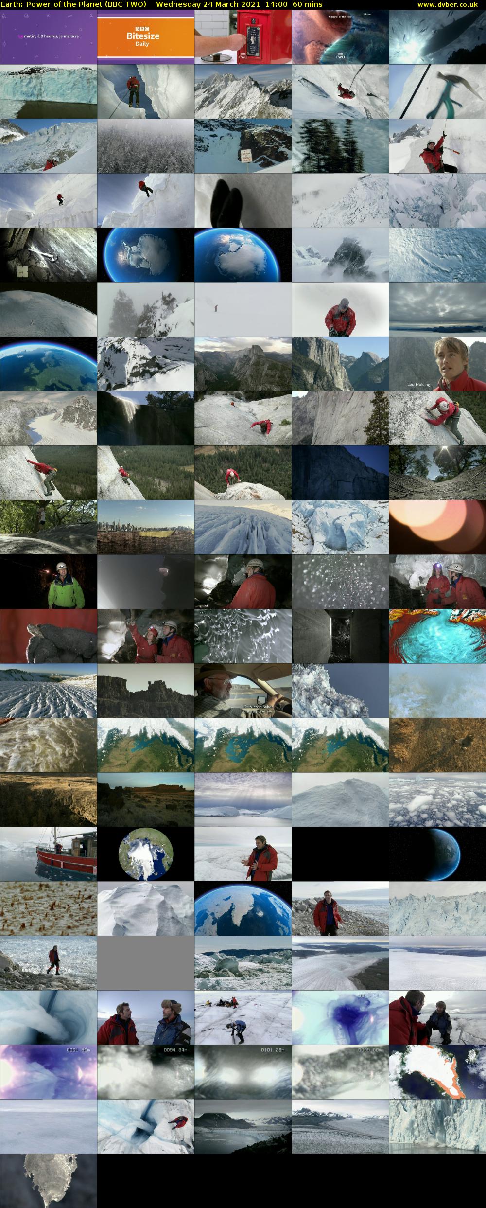 Earth: Power of the Planet (BBC TWO) Wednesday 24 March 2021 14:00 - 15:00
