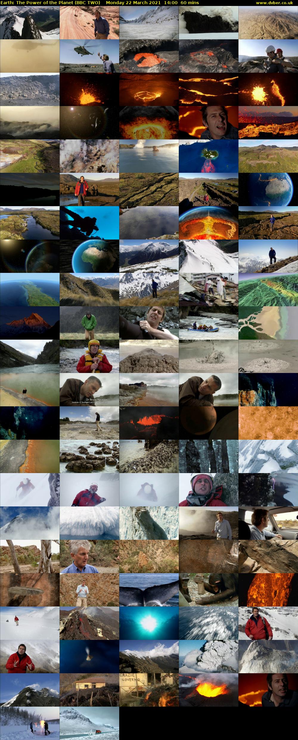 Earth: The Power of the Planet (BBC TWO) Monday 22 March 2021 14:00 - 15:00