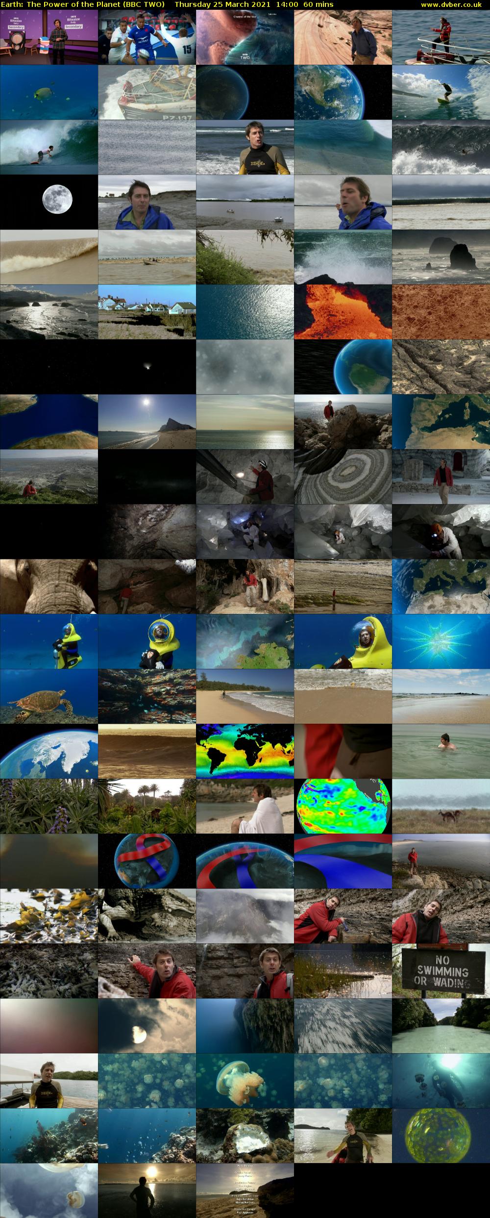 Earth: The Power of the Planet (BBC TWO) Thursday 25 March 2021 14:00 - 15:00