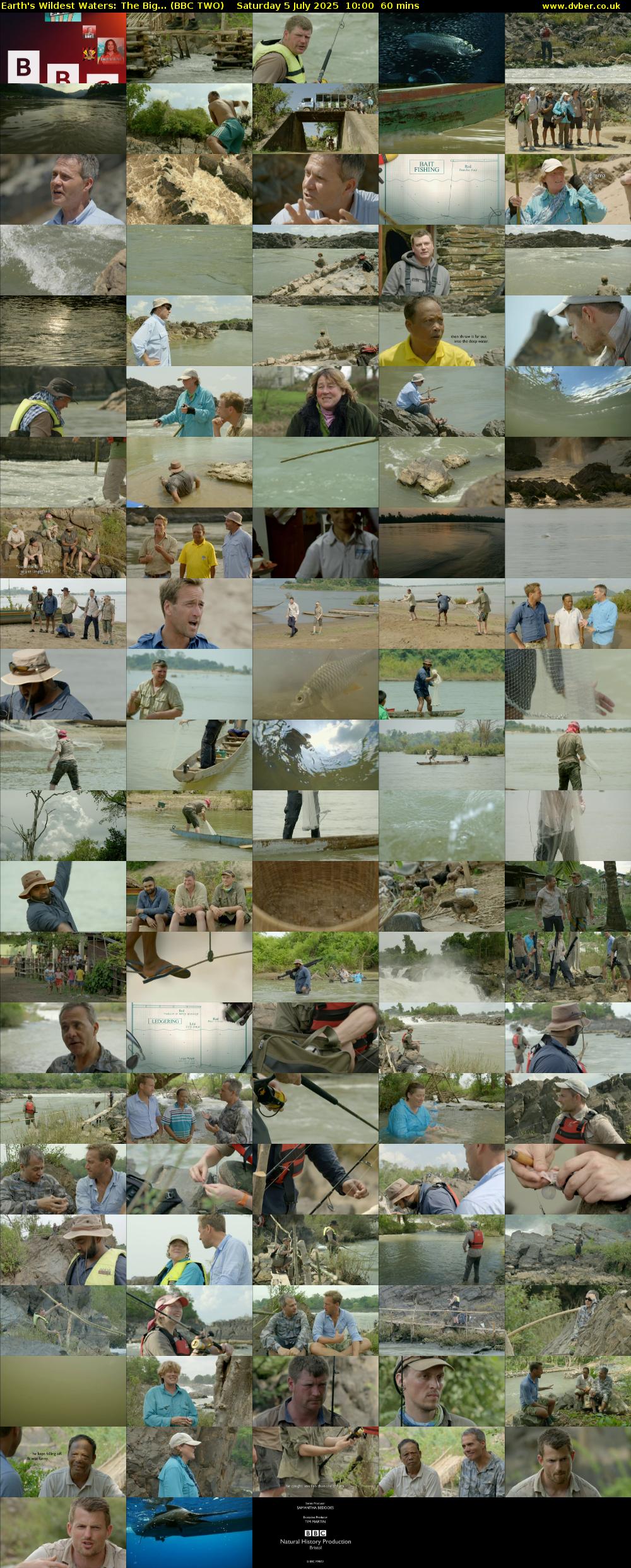 Earth's Wildest Waters: The Big... (BBC TWO) Saturday 5 July 2025 10:00 - 11:00