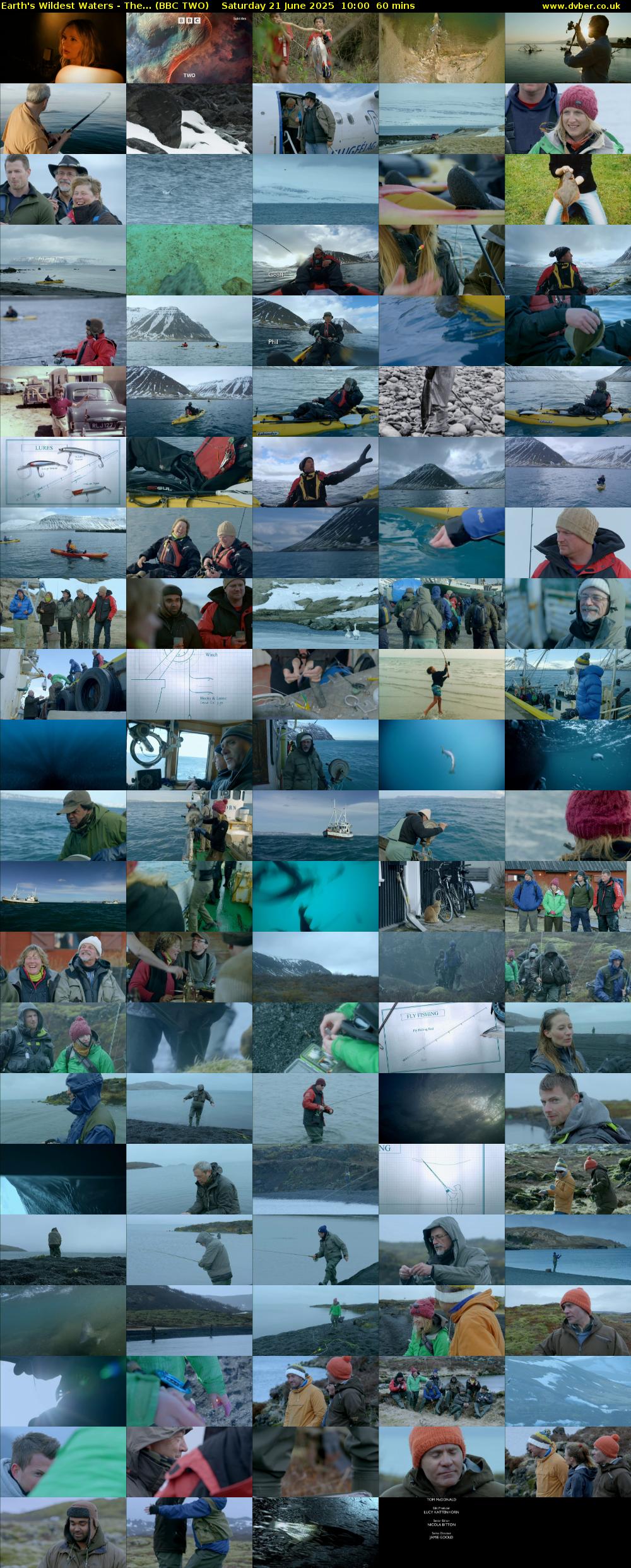 Earth's Wildest Waters - The... (BBC TWO) Saturday 21 June 2025 10:00 - 11:00