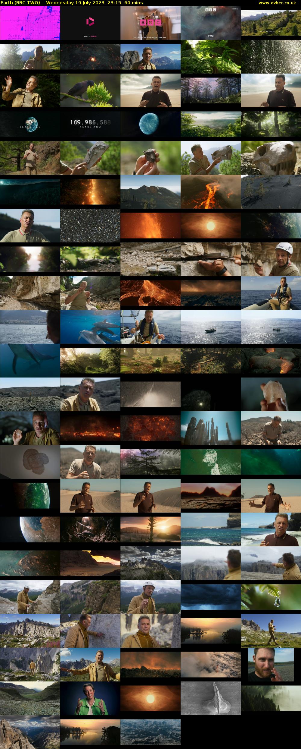 Earth (BBC TWO) Wednesday 19 July 2023 23:15 - 00:15
