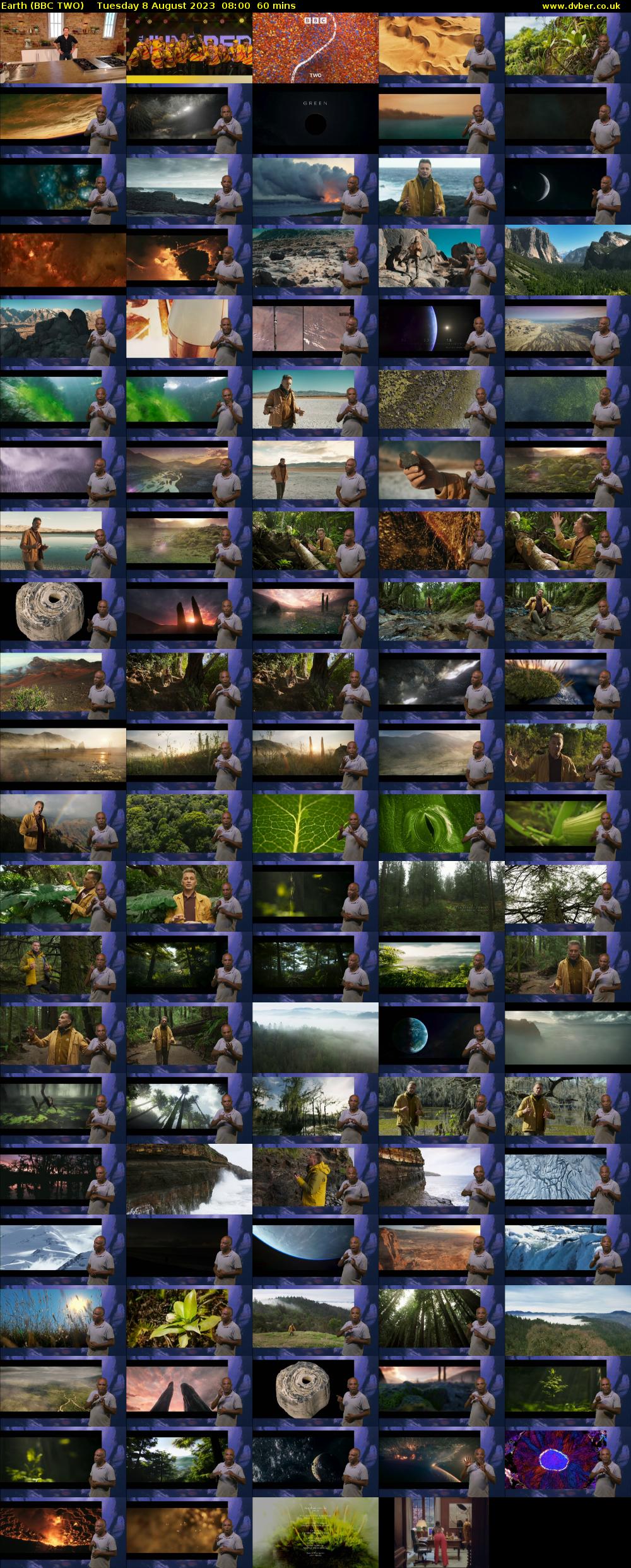 Earth (BBC TWO) Tuesday 8 August 2023 08:00 - 09:00