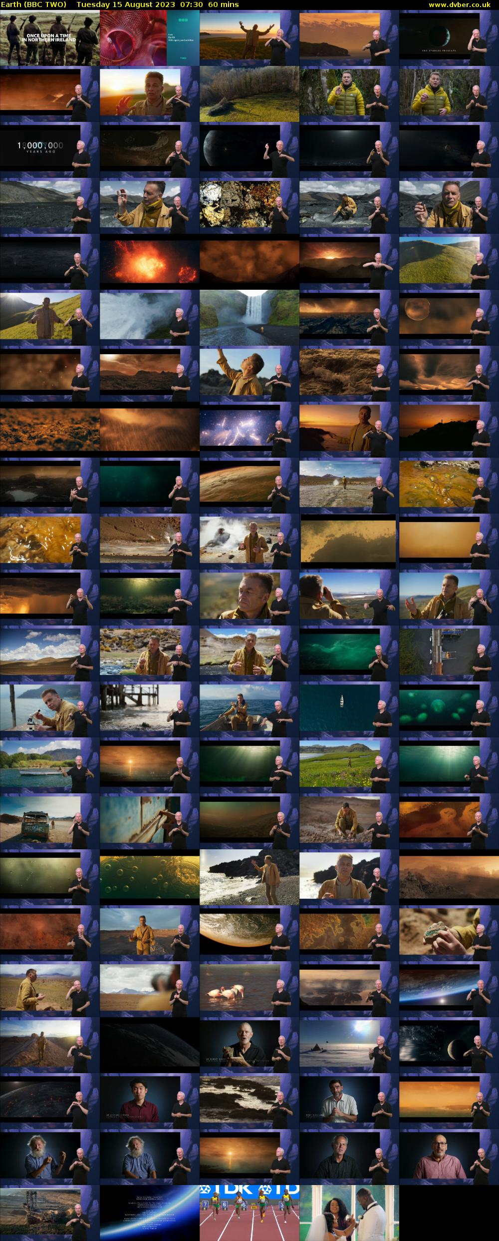 Earth (BBC TWO) Tuesday 15 August 2023 07:30 - 08:30
