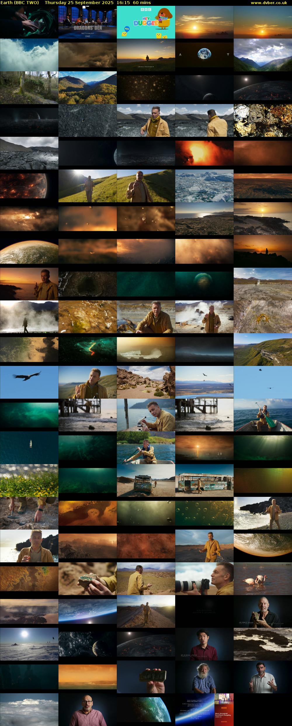 Earth (BBC TWO) Thursday 25 September 2025 16:15 - 17:15