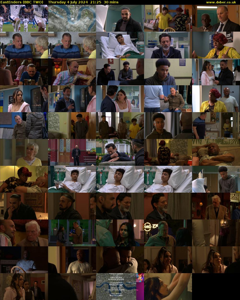 EastEnders (BBC TWO) Thursday 4 July 2024 21:25 - 21:55