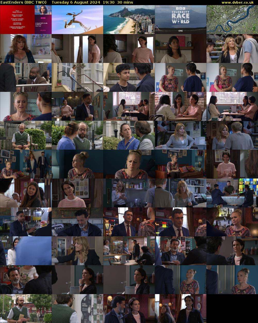 EastEnders (BBC TWO) Tuesday 6 August 2024 19:30 - 20:00