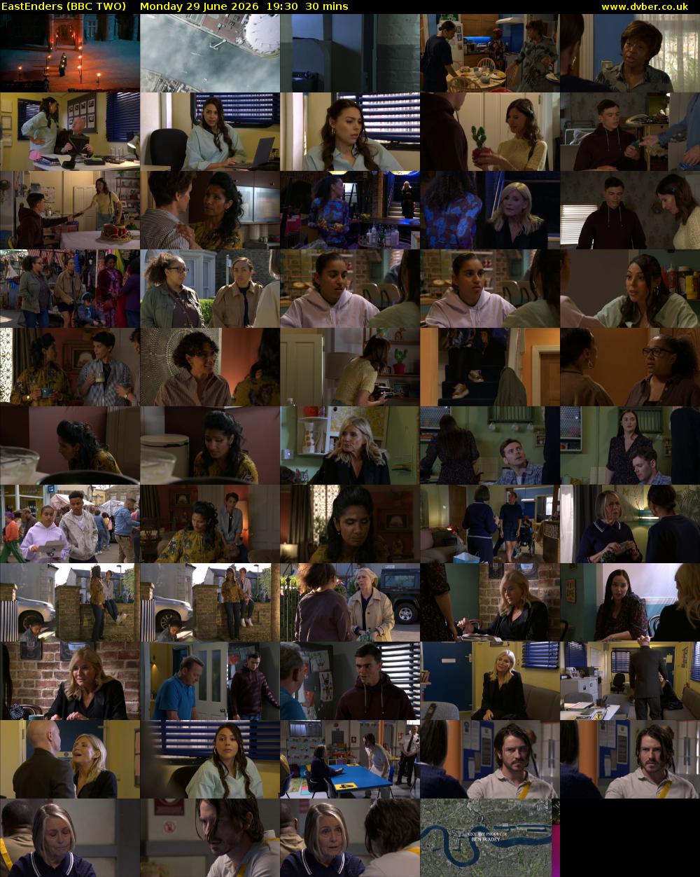 EastEnders (BBC TWO) Monday 29 June 2026 19:30 - 20:00
