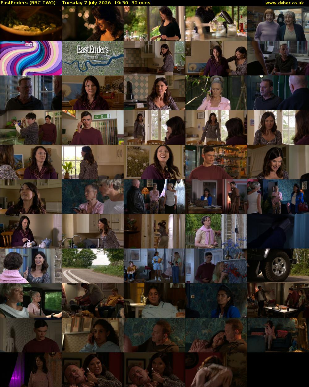 EastEnders (BBC TWO) Tuesday 7 July 2026 19:30 - 20:00