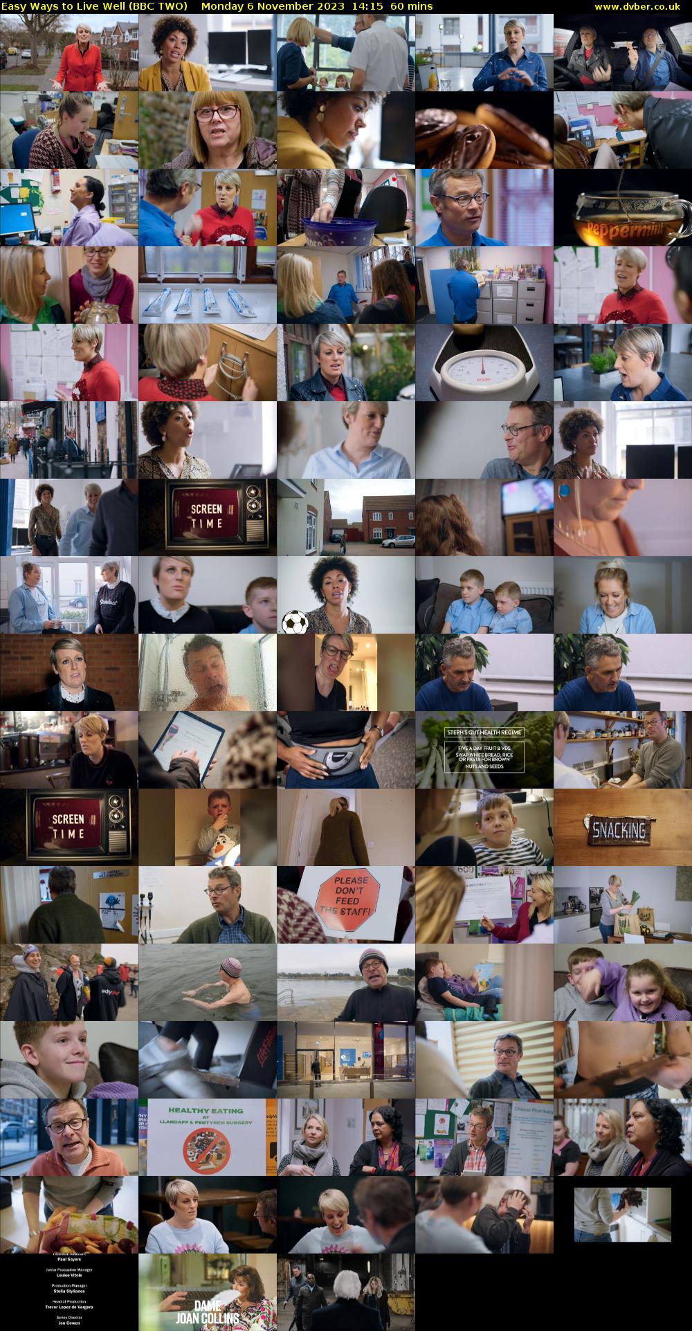 Easy Ways to Live Well (BBC TWO) Monday 6 November 2023 14:15 - 15:15