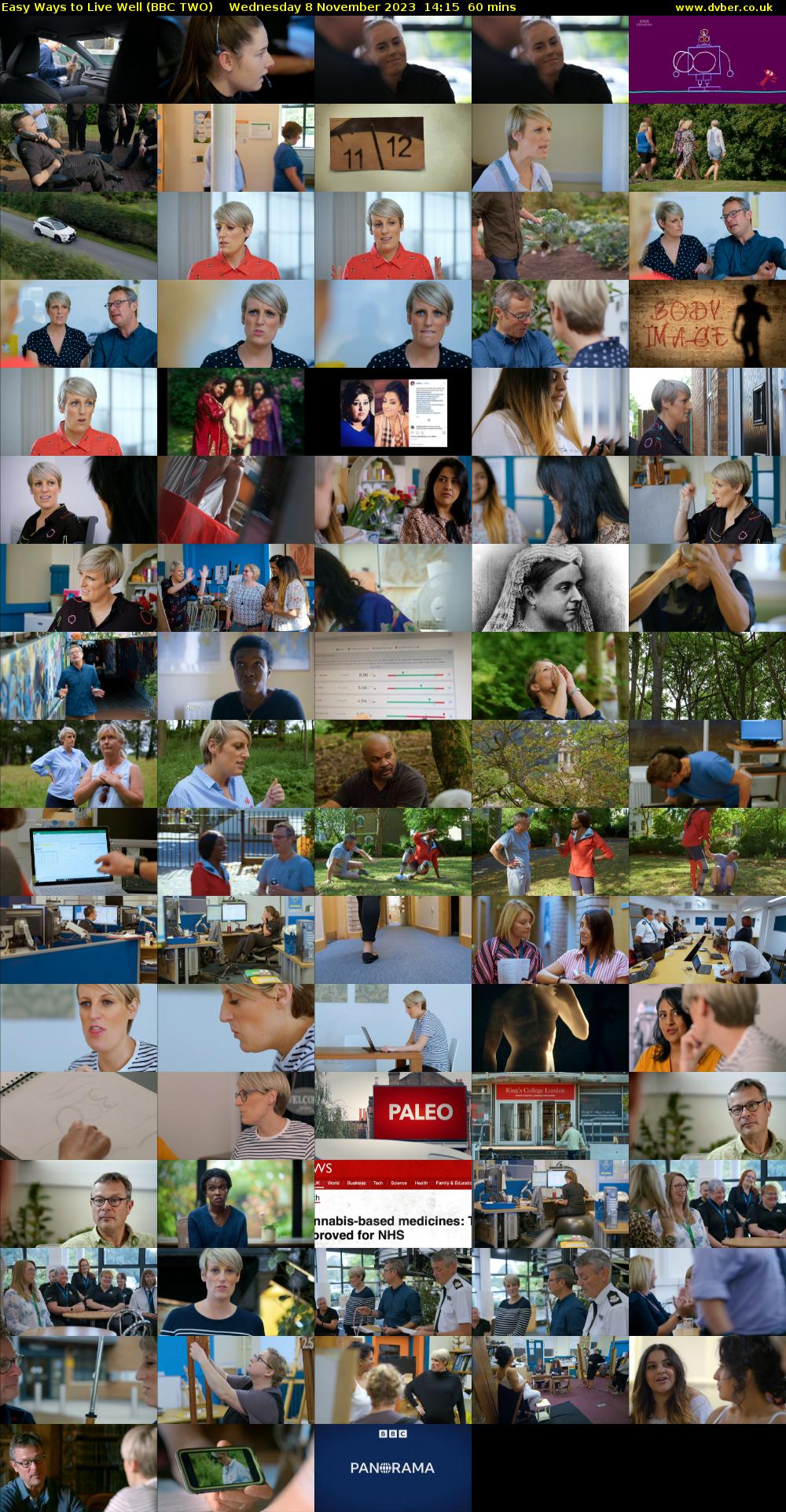 Easy Ways to Live Well (BBC TWO) Wednesday 8 November 2023 14:15 - 15:15