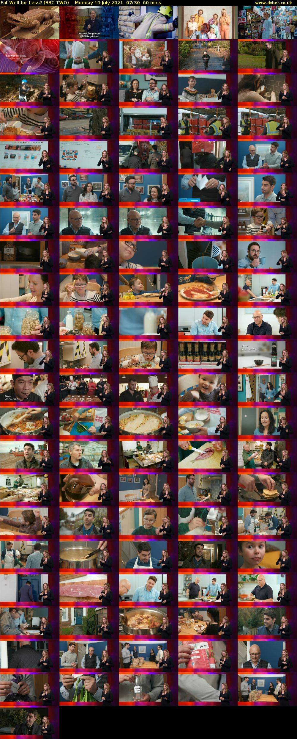 Eat Well for Less? (BBC TWO) Monday 19 July 2021 07:30 - 08:30