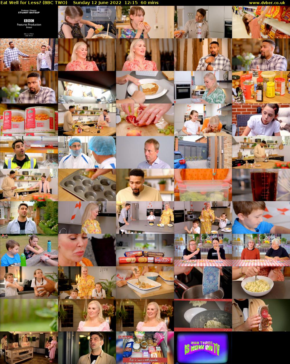 Eat Well for Less? (BBC TWO) Sunday 12 June 2022 12:15 - 13:15