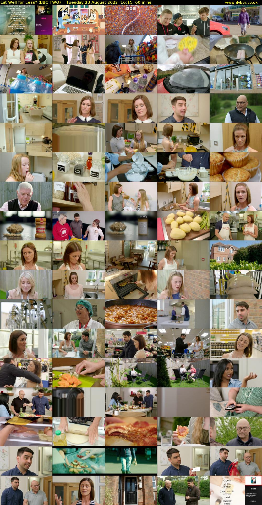 Eat Well for Less? (BBC TWO) Tuesday 23 August 2022 16:15 - 17:15