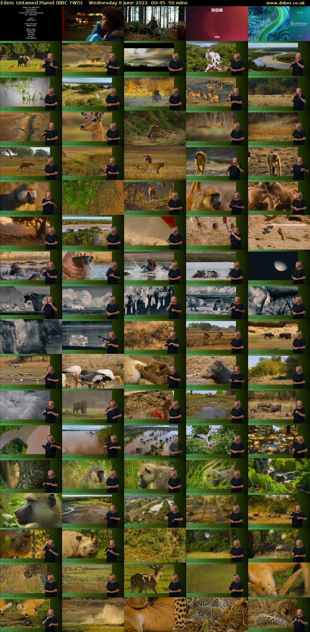 Eden: Untamed Planet (BBC TWO) Wednesday 8 June 2022 00:45 - 01:35