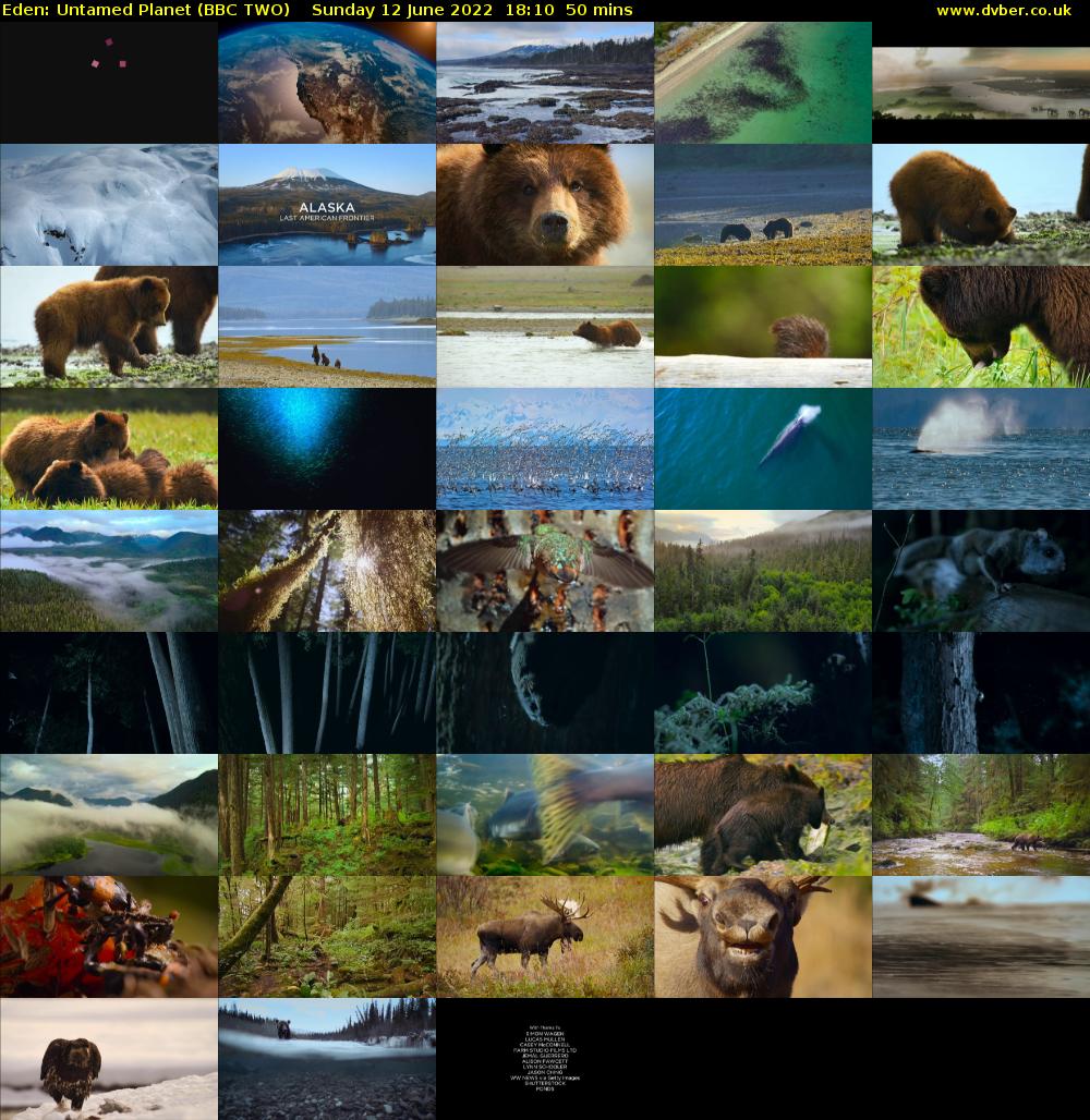 Eden: Untamed Planet (BBC TWO) Sunday 12 June 2022 18:10 - 19:00