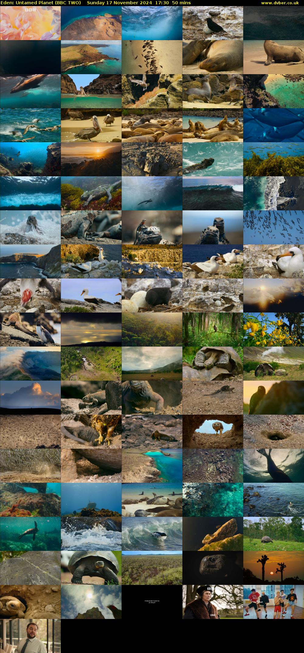 Eden: Untamed Planet (BBC TWO) Sunday 17 November 2024 17:30 - 18:20