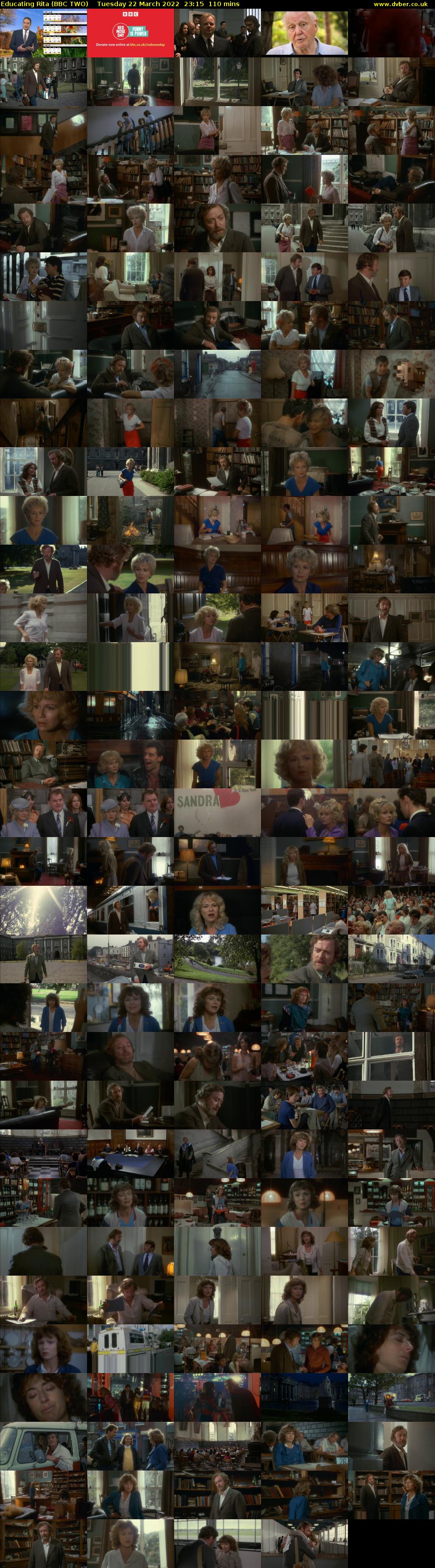 Educating Rita (BBC TWO) Tuesday 22 March 2022 23:15 - 01:05