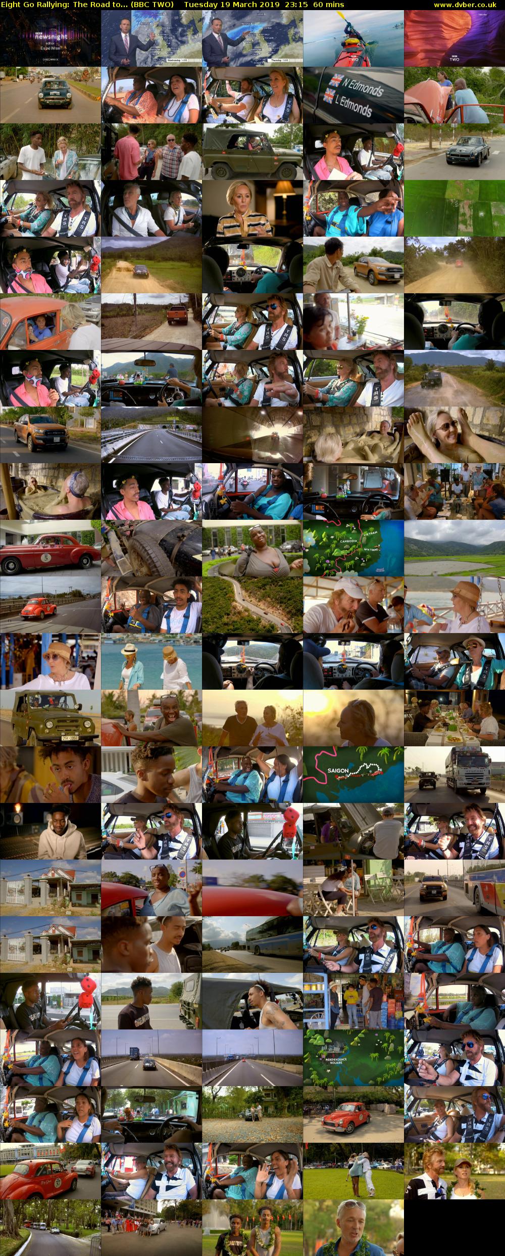 Eight Go Rallying: The Road to... (BBC TWO) Tuesday 19 March 2019 23:15 - 00:15