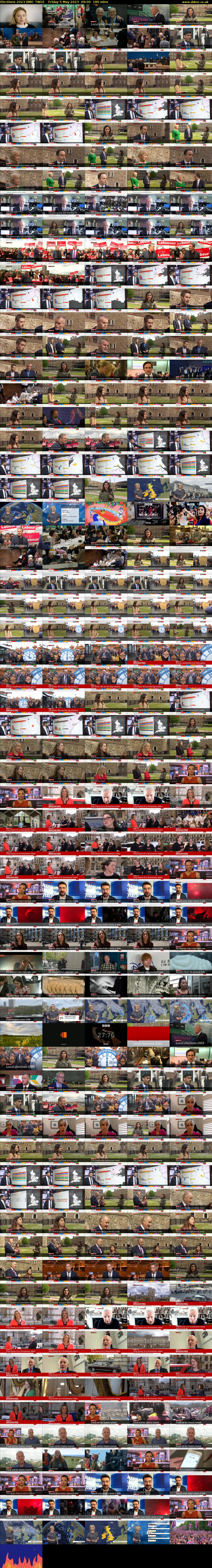 Elections 2023 (BBC TWO) Friday 5 May 2023 09:00 - 12:00
