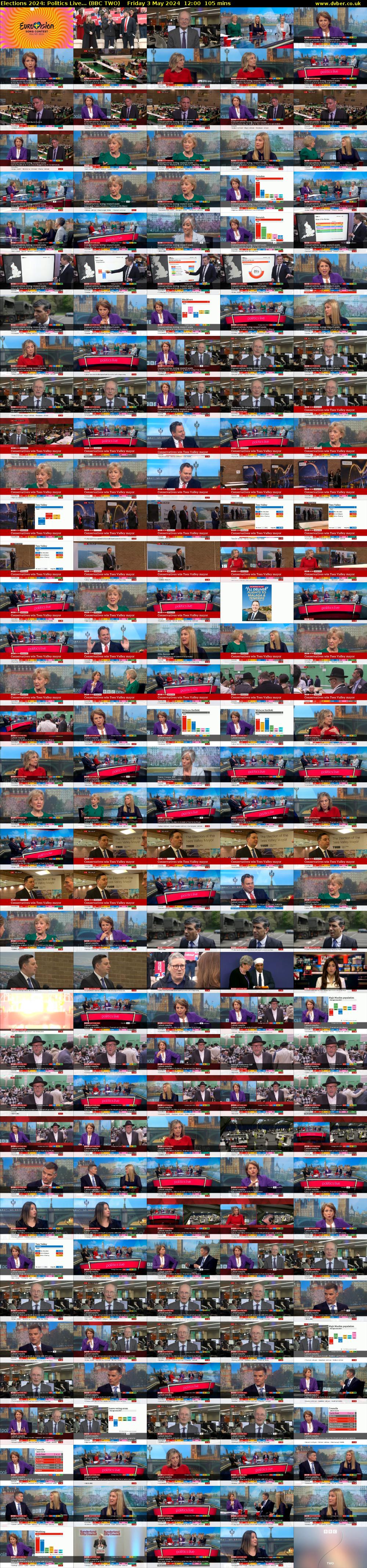 Elections 2024: Politics Live... (BBC TWO) Friday 3 May 2024 12:00 - 13:45