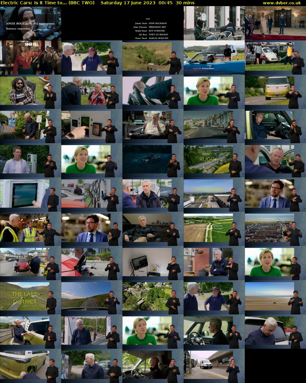 Electric Cars: Is It Time to... (BBC TWO) Saturday 17 June 2023 00:45 - 01:15