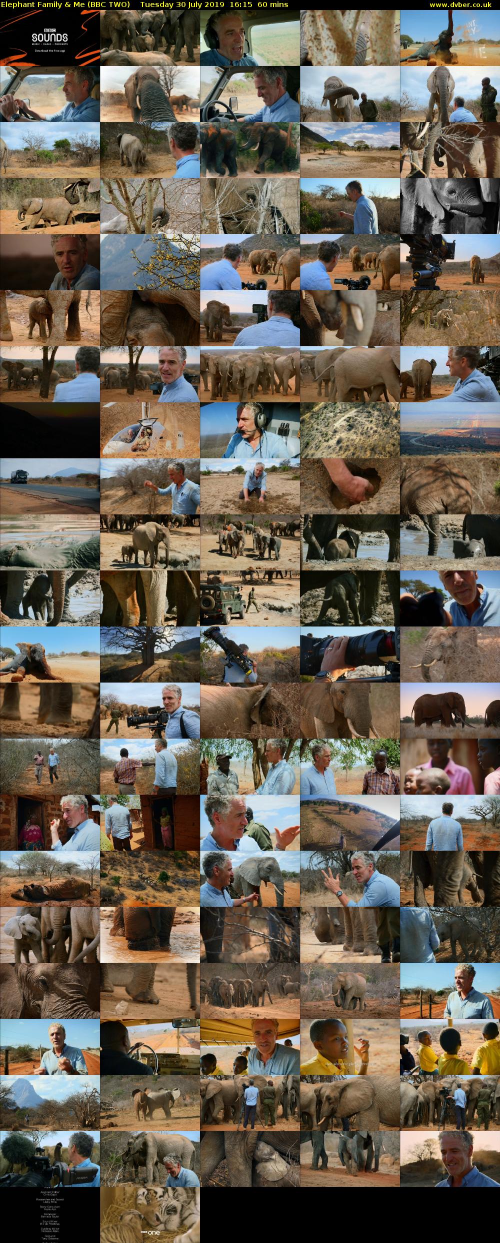 Elephant Family & Me (BBC TWO) Tuesday 30 July 2019 16:15 - 17:15