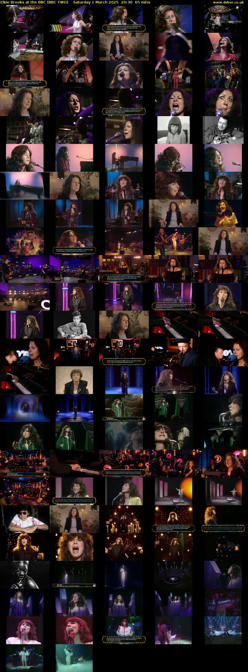 Elkie Brooks at the BBC (BBC TWO) Saturday 1 March 2025 20:30 - 21:35