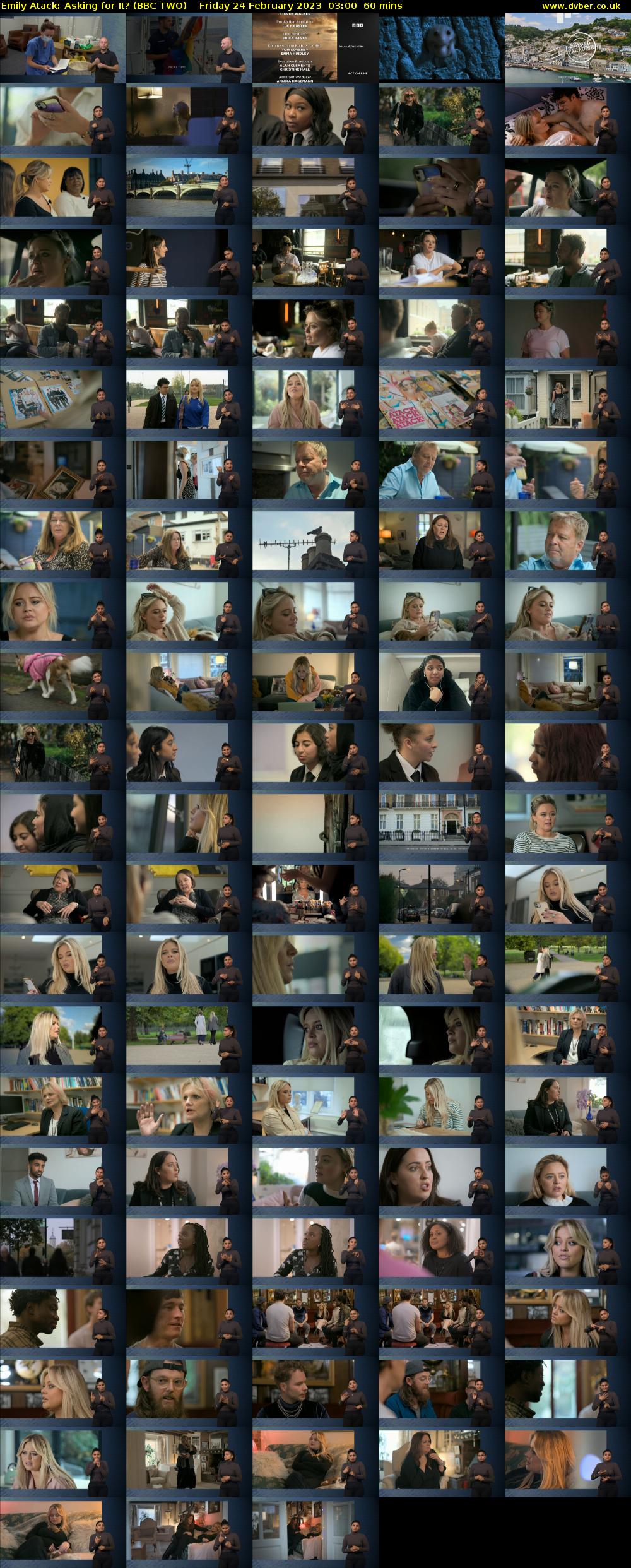 Emily Atack: Asking For It? (BBC TWO) Friday 24 February 2023 03:00 - 04:00