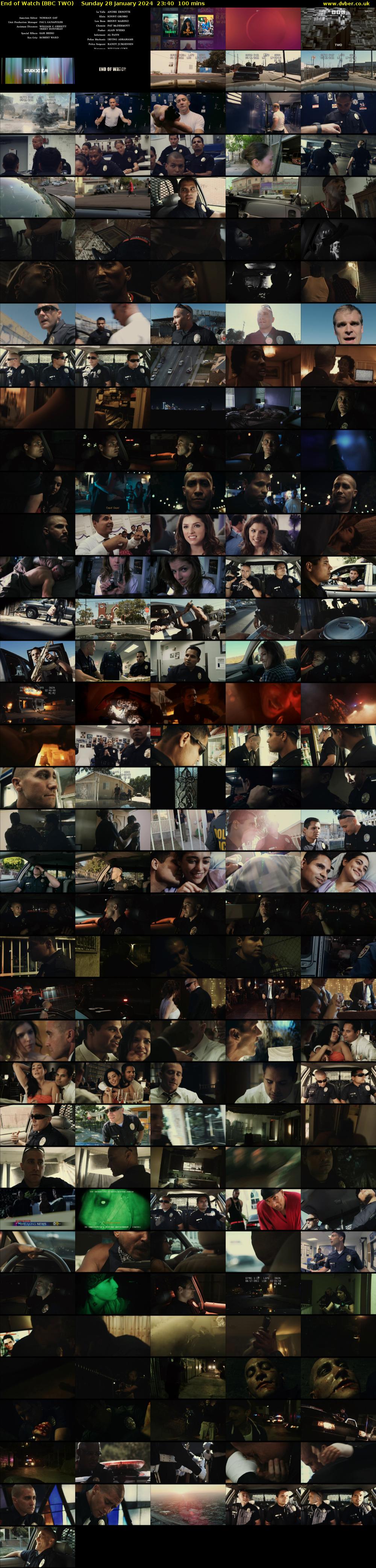 End of Watch (BBC TWO) Sunday 28 January 2024 23:40 - 01:20