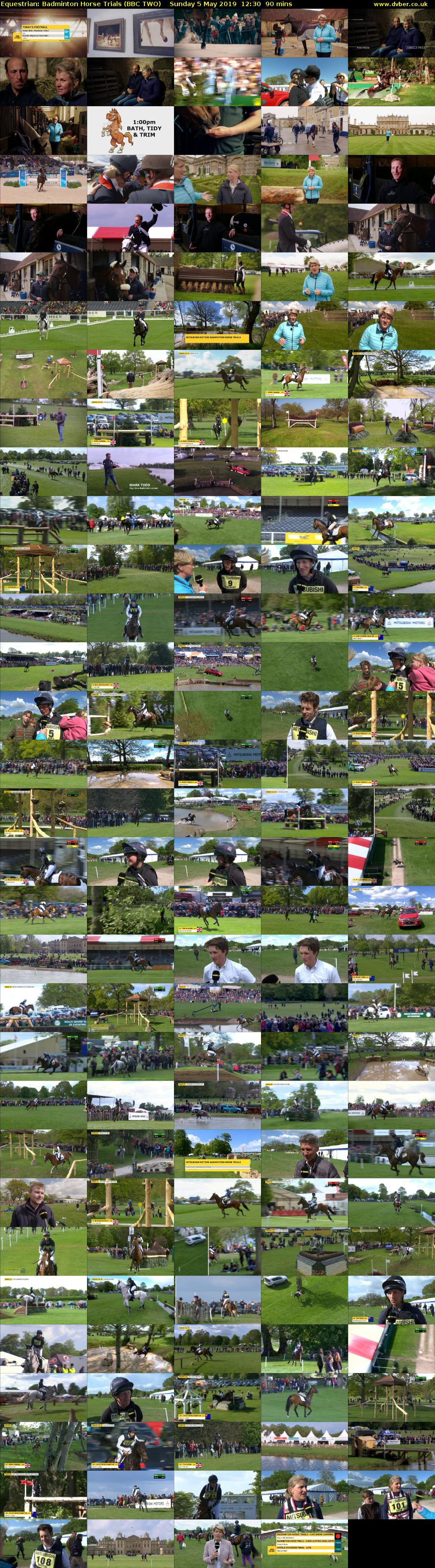 Equestrian: Badminton Horse Trials (BBC TWO) Sunday 5 May 2019 12:30 - 14:00