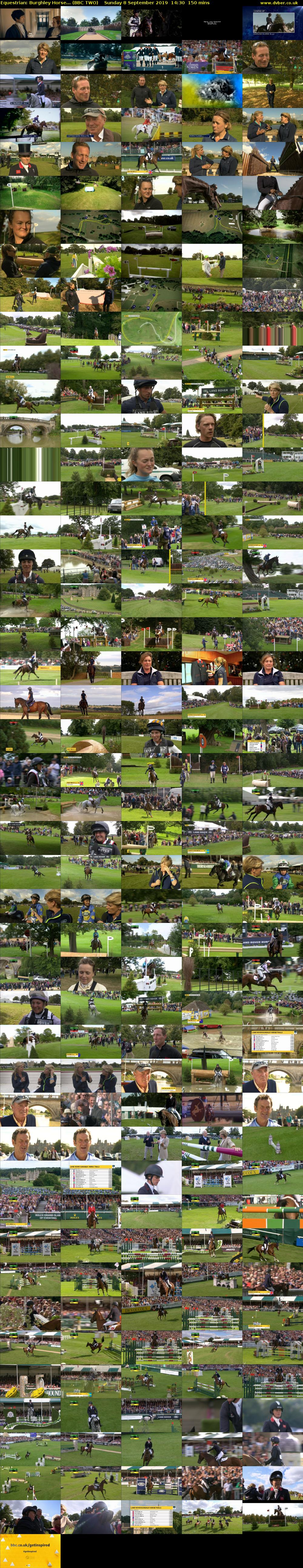 Equestrian: Burghley Horse... (BBC TWO) Sunday 8 September 2019 14:30 - 17:00