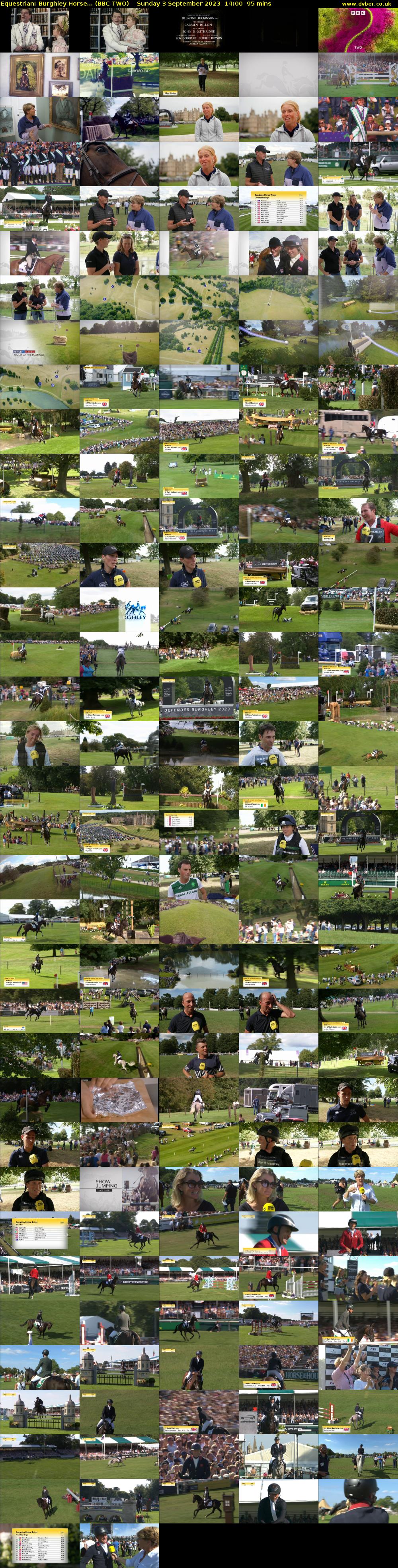 Equestrian: Burghley Horse... (BBC TWO) Sunday 3 September 2023 14:00 - 15:35
