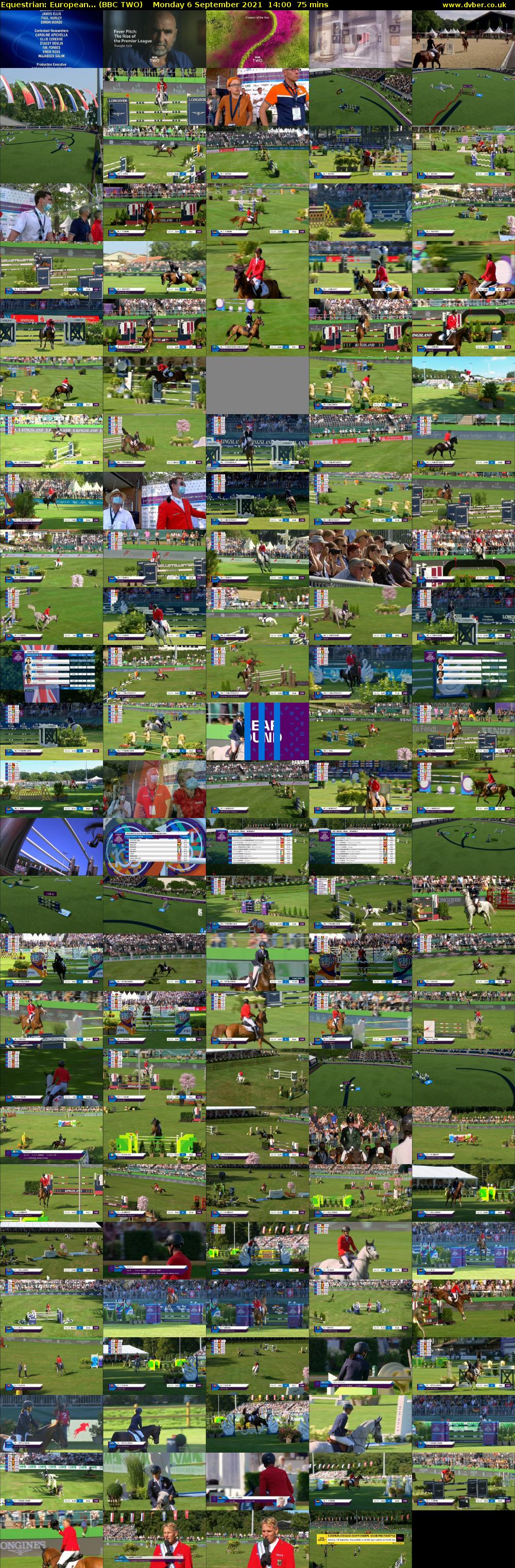 Equestrian: European... (BBC TWO) Monday 6 September 2021 14:00 - 15:15