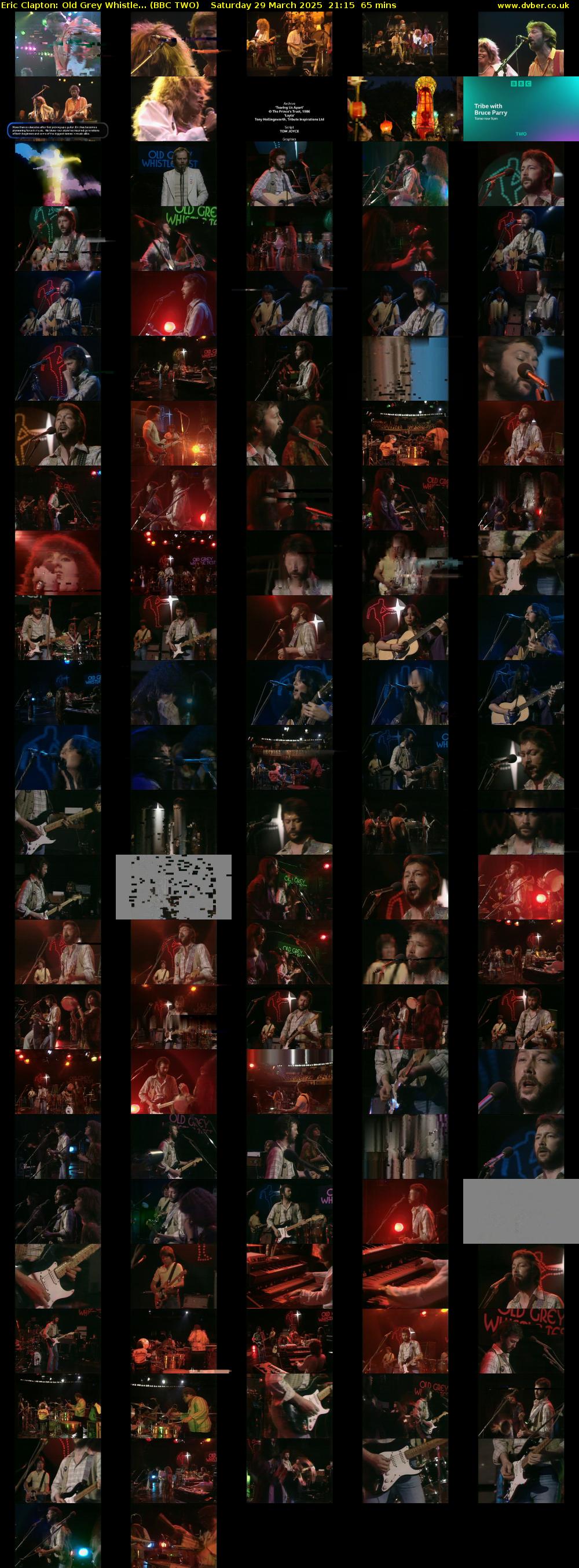 Eric Clapton: Old Grey Whistle... (BBC TWO) Saturday 29 March 2025 21:15 - 22:20