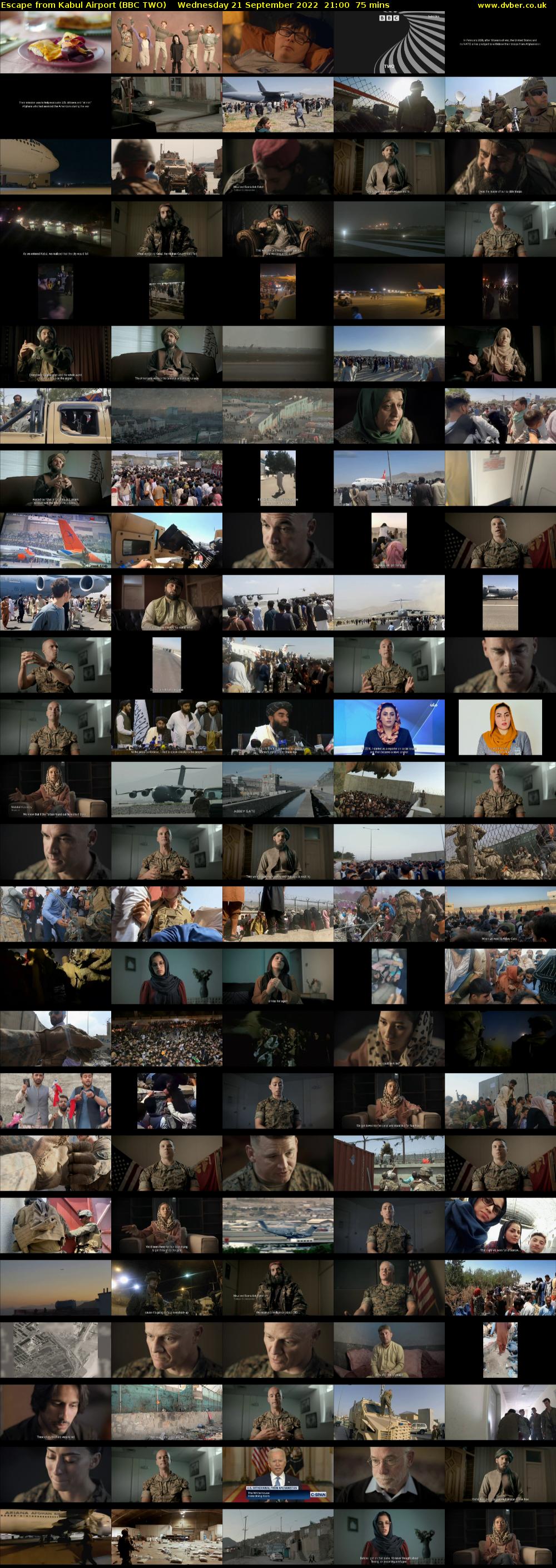 Escape from Kabul Airport (BBC TWO) Wednesday 21 September 2022 21:00 - 22:15