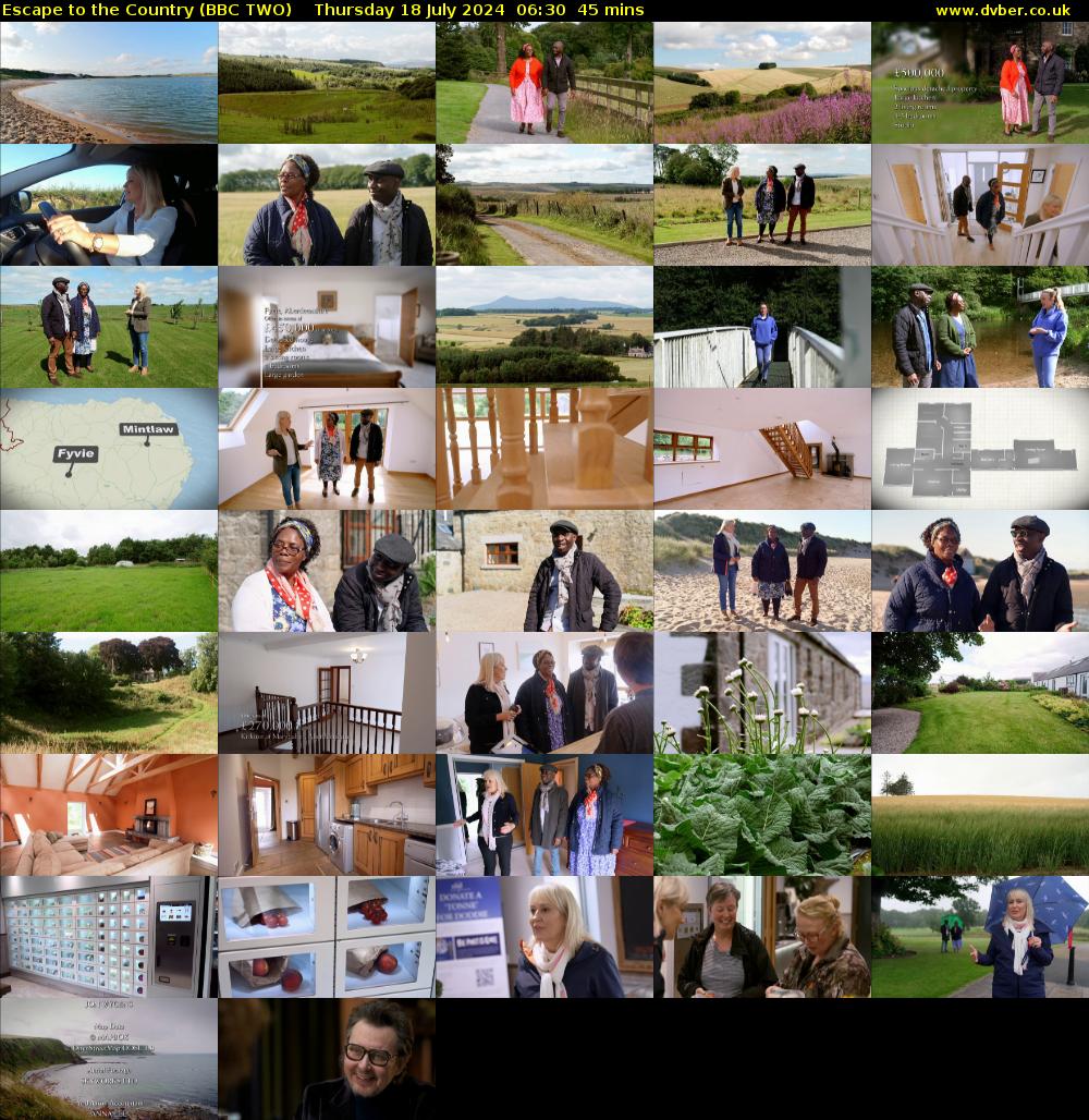 Escape to the Country (BBC TWO) Thursday 18 July 2024 06:30 - 07:15