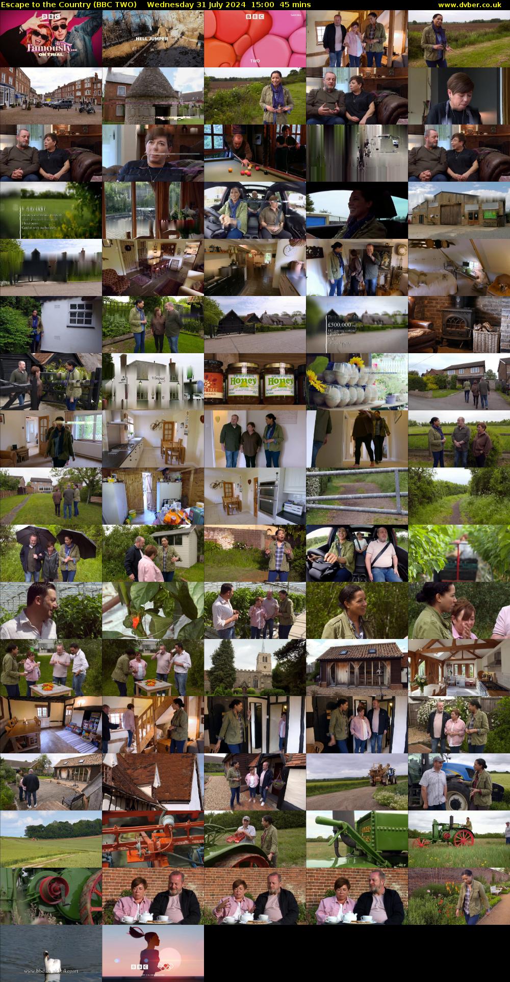 Escape to the Country (BBC TWO) Wednesday 31 July 2024 15:00 - 15:45