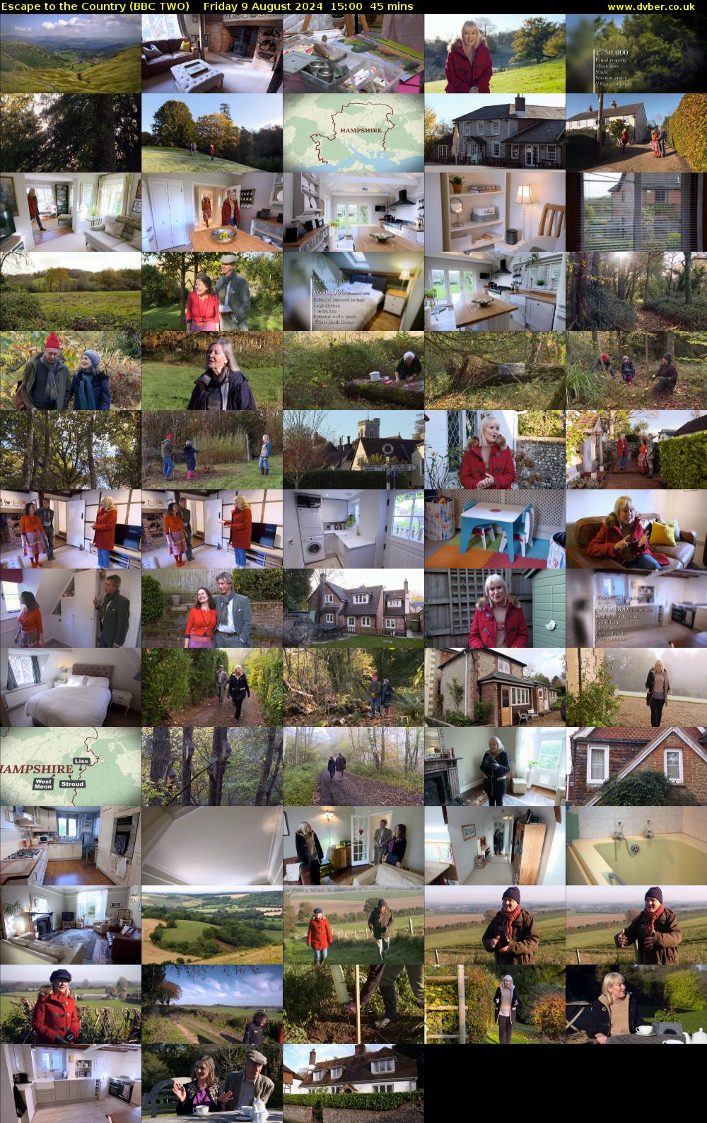 Escape to the Country (BBC TWO) Friday 9 August 2024 15:00 - 15:45