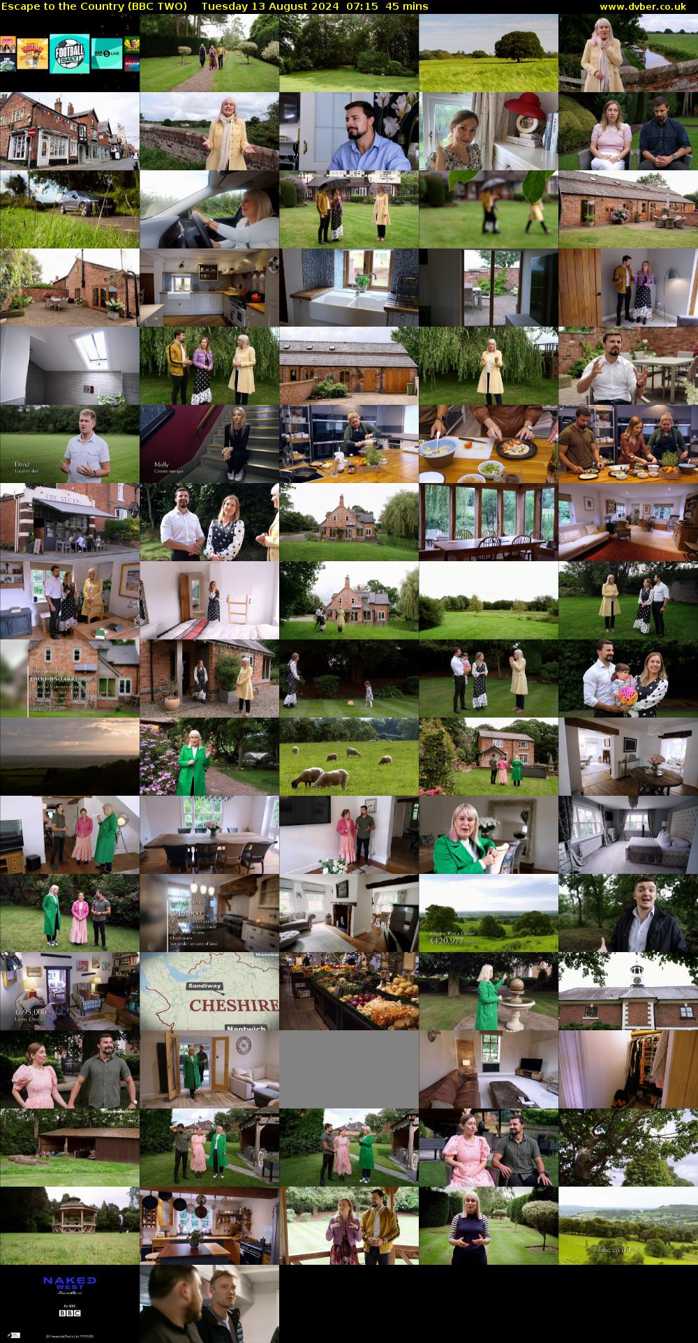 Escape to the Country (BBC TWO) Tuesday 13 August 2024 07:15 - 08:00