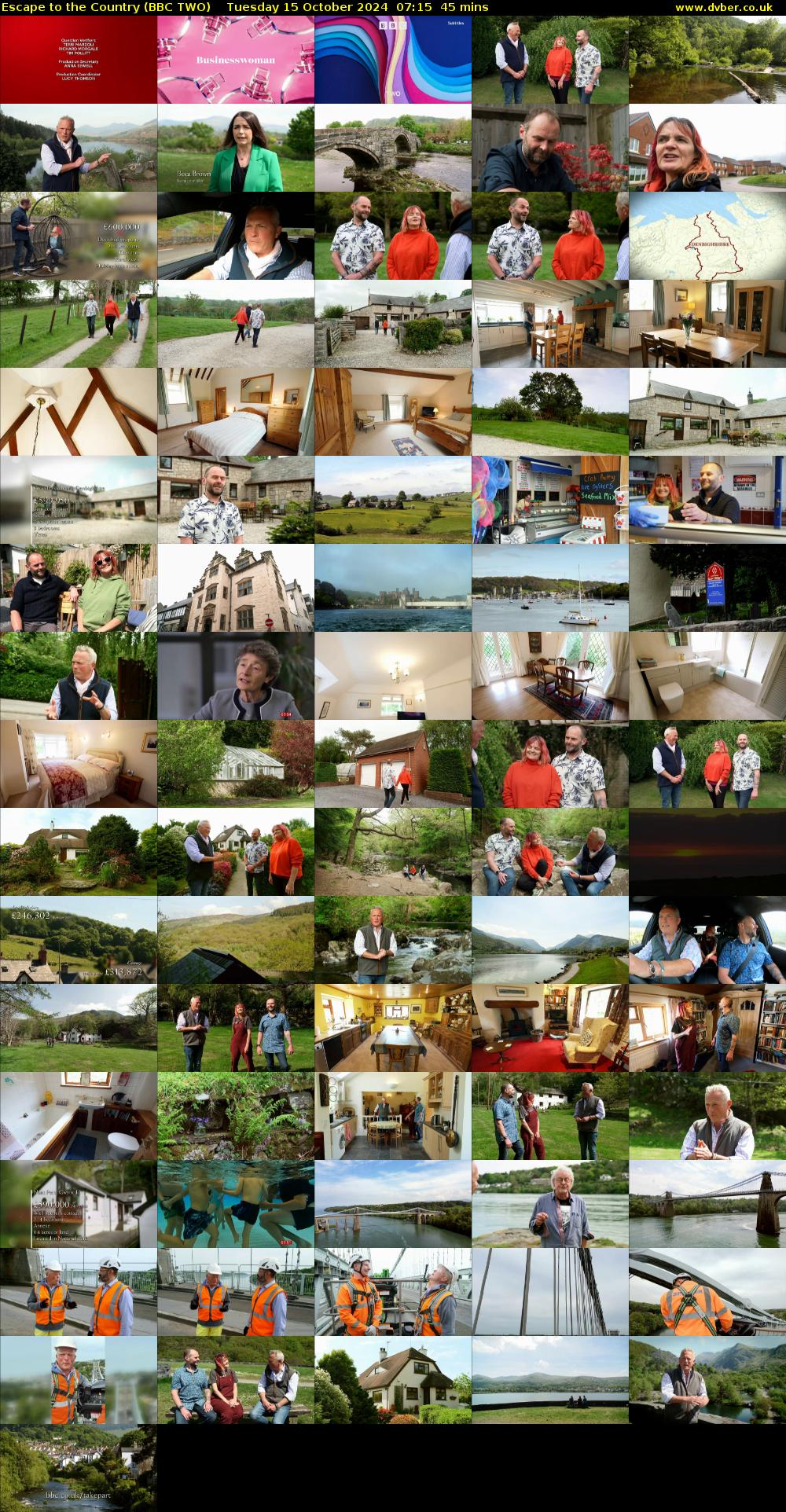 Escape to the Country (BBC TWO) Tuesday 15 October 2024 07:15 - 08:00