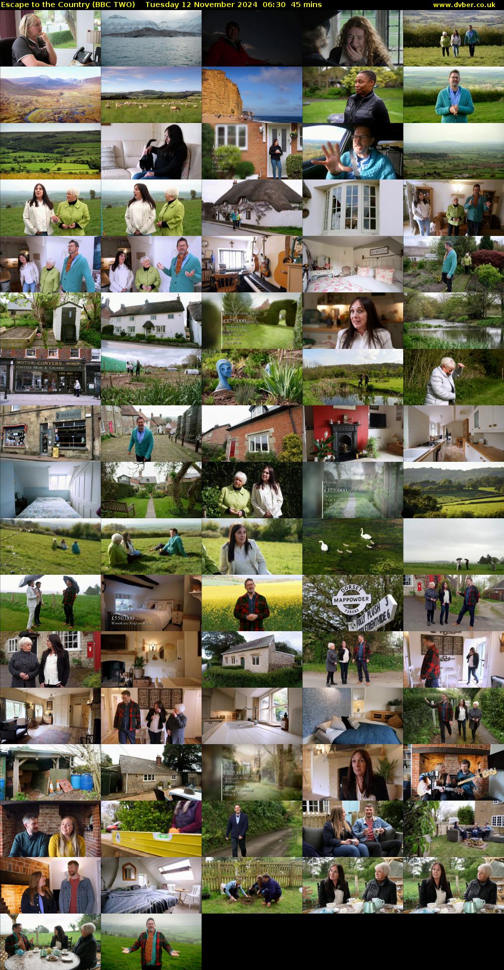 Escape to the Country (BBC TWO) Tuesday 12 November 2024 06:30 - 07:15