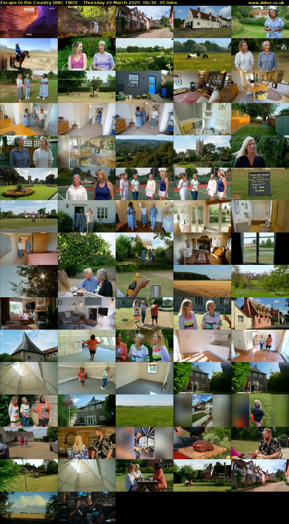 Escape to the Country (BBC TWO) Thursday 20 March 2025 06:30 - 07:15