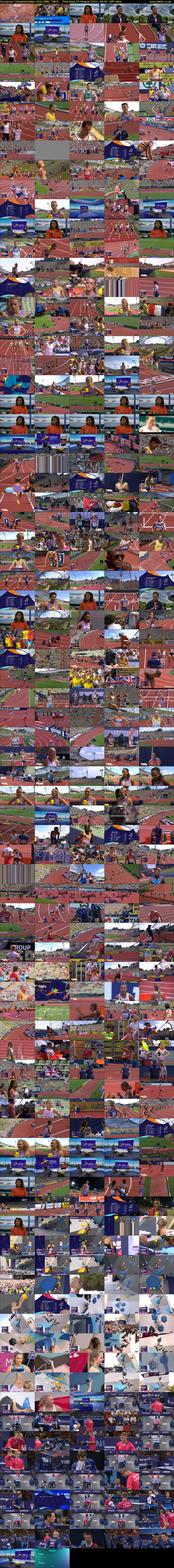 European Championships 2022 (BBC TWO) Thursday 18 August 2022 09:00 - 13:45