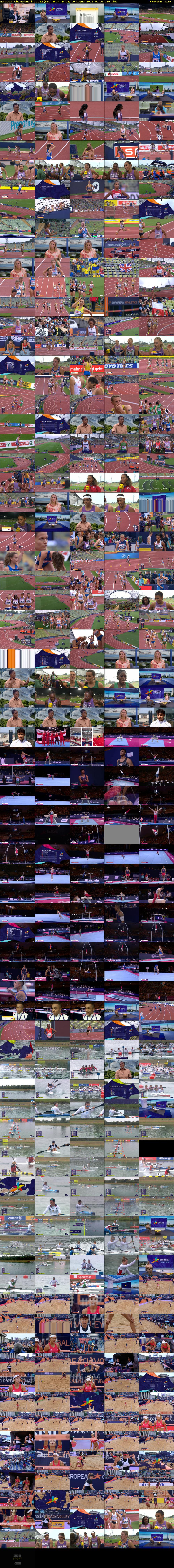 European Championships 2022 (BBC TWO) Friday 19 August 2022 09:00 - 13:45