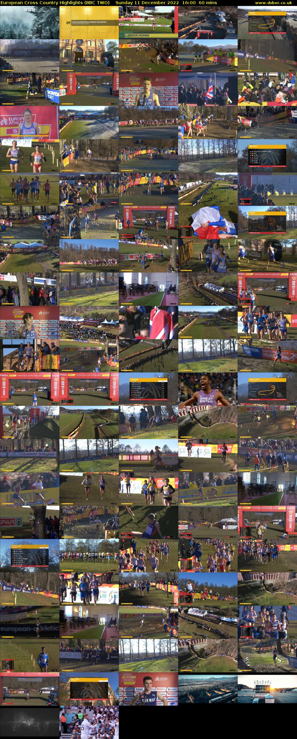 European Cross Country Highlights (BBC TWO) Sunday 11 December 2022 16:00 - 17:00