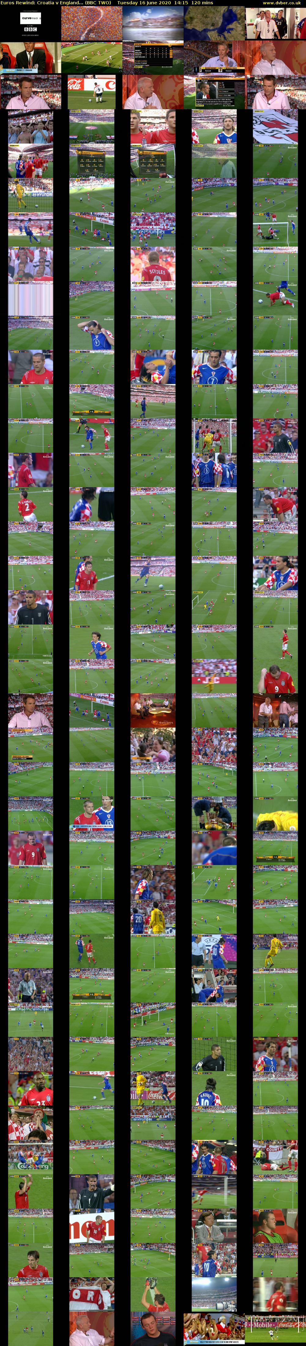 Euros Rewind: Croatia v England... (BBC TWO) Tuesday 16 June 2020 14:15 - 16:15