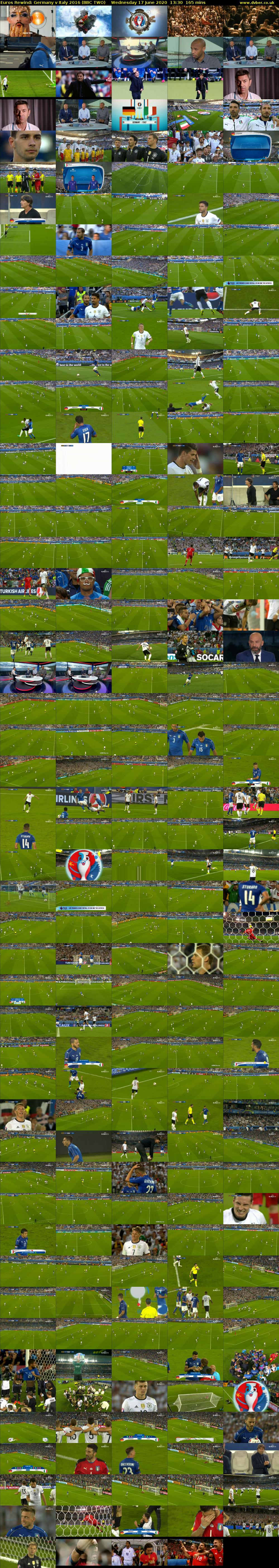 Euros Rewind: Germany v Italy 2016 (BBC TWO) Wednesday 17 June 2020 13:30 - 16:15