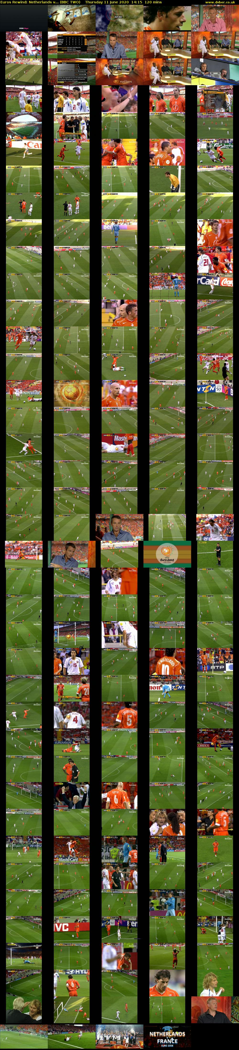 Euros Rewind: Netherlands v... (BBC TWO) Thursday 11 June 2020 14:15 - 16:15