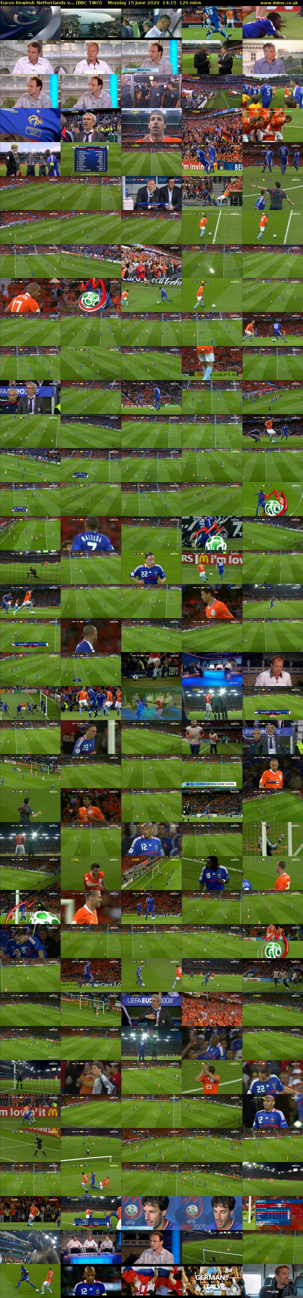 Euros Rewind: Netherlands v... (BBC TWO) Monday 15 June 2020 14:15 - 16:15